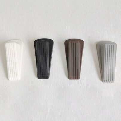 1PC Rubber Wedge Door Stoppers For Floor, Door Gaps And Prevent The Lock-Outs, Floor Sturdy Stackable Door Stop For Carpet Heavy Duty Door