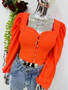 Women Tops - trái cam - Xem 2