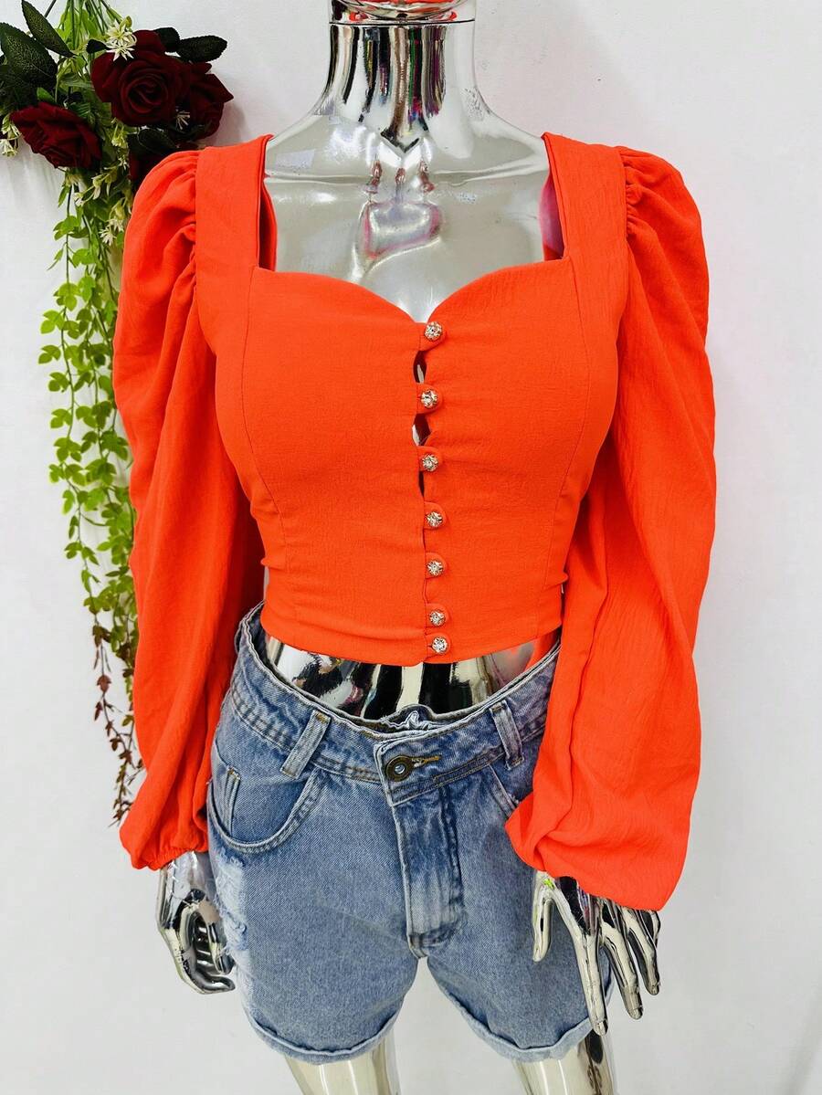 Women Tops - trái cam - Xem 1
