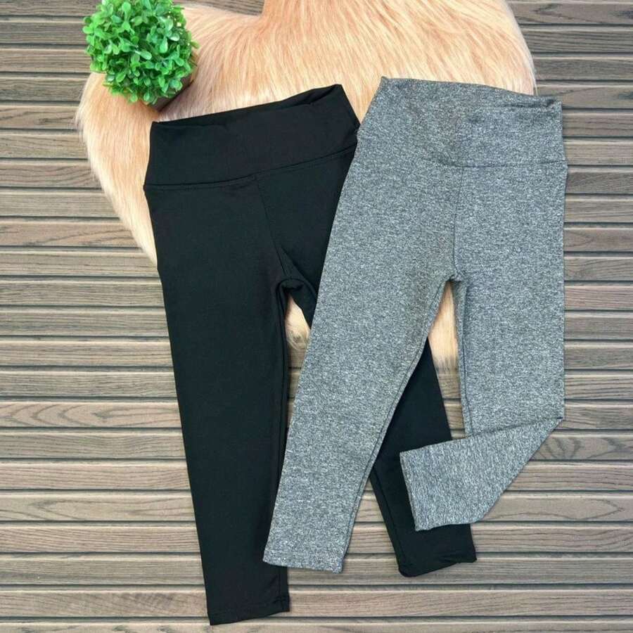 Young Girls Pants - 黑色 - 查看 1