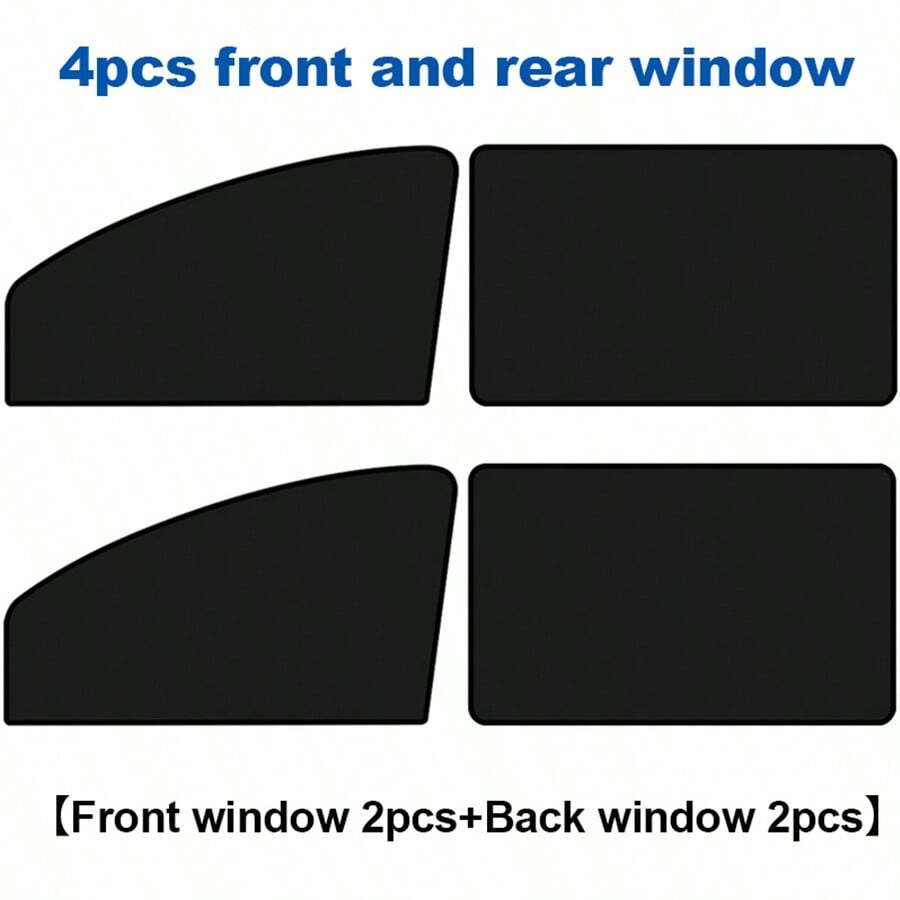Durdiiy Car Side Window Shades, 4PCS Car Window Sunshades For UV