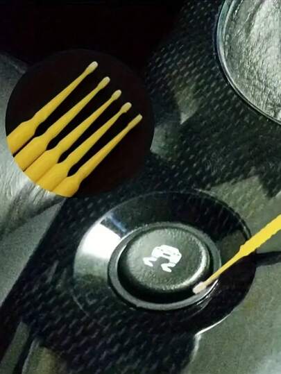 100 st/förpackning Bil Detalj Borste Uppsättningar Inklusive Luftkonditionering Ventil Borste , Interiör Borste , Detaljering Borste , Och Annan Borste Verktyg För Rengöring Bil Och