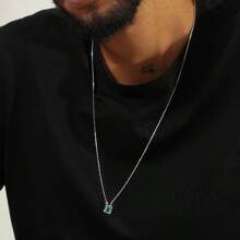 Men's Pendant Necklaces - 藍水 - 查看 1