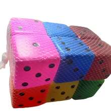 red con 12 dados de colores de 6cm juguete clasico didactico - Multicolor - Ver 4