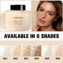 VERONNI 啞光整理彩妝鬆動定妝粉,持久覆蓋控油臉部化妝整理粉末狀粉餅 - 102 Natural - 查看 5