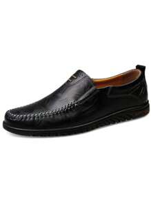 CLOHOO Clohoo Brand Exclusive Men's Soft Slip-On Loafers, Versatile Casual And Business Formal Leather Shoes