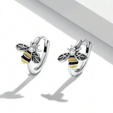 WOSTU 1pair 925 Sterling Silver Spring Fashion Earring Series Dragonfly Bird Or Butterfly Insect Animal Earrings For Women Fine Jewelry Gift