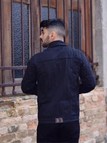 Men Jackets & Coats - Black - View 2