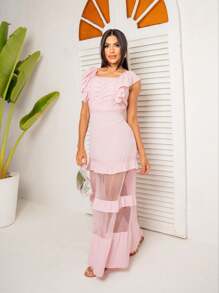 Women Dresses - 粉色 - 查看 4