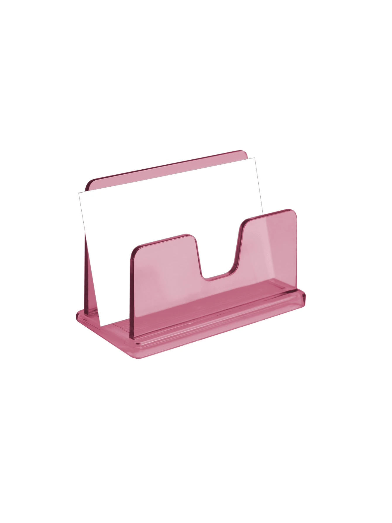 Classic Acrimet 730 Business Card Holder - Rusty Rose - View 1
