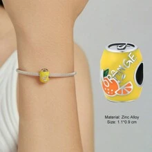 以食物為主題的炸薯條、漢堡、三明治、蛋糕、冰淇淋、可樂、咖啡diy吊墜手鍊和珠寶製作 - 彩色 - 查看 3