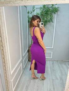 Women Dresses - 玫瑰紅 - 查看 2