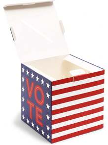 Sparkle And Bash Patriotic Voting Box With Cards For Voting Day (8 Inches) - Nhiều màu - Xem 5