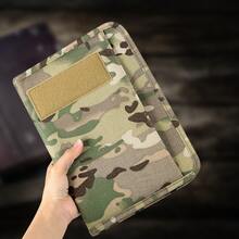 Outdoor Padfolio Ring Binder With 80 Sheets Of Loose-Leaf Paper Memorandum A5 Weatherproof Tactical Notebook - Army Green - View 2