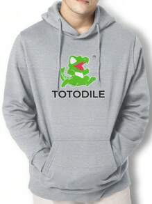 Men Hoodies - 淺灰色 - 查看 1