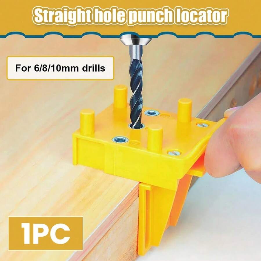 1pc 6/8/10mm Quick Wood Doweling Jig Tool Handheld Drill Locator