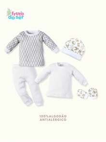Baby Girls Sets - Màu Xám nhạt - Xem 1