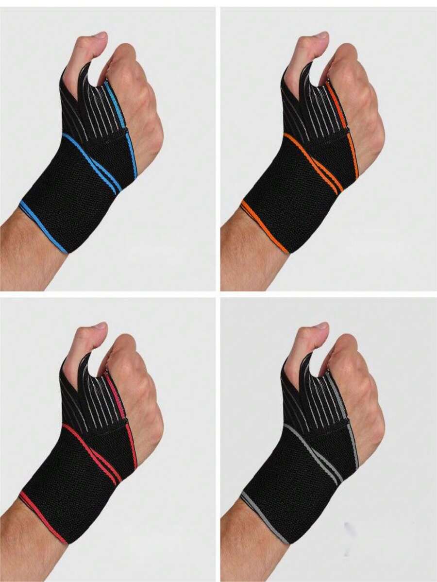 1pc Adjustable Thumb Loop Wrist Wraps For Wrapping And Pressure