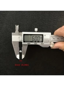 700顆/袋戶外運動彈弓專用實心小鋼球高密度6mm/0.24in戶外遊戲配件彈弓泥球 - 白色 - 查看 3