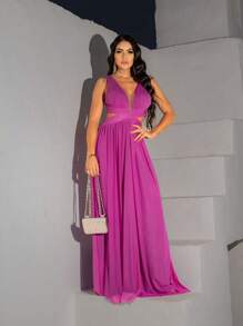 Women Prom & Evening Dresses - Rose Red - View 1