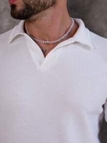 Men Polo Shirts - trắng - Xem 2