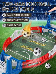 Tabletop Football Double Players Battle Game Toy, Interactive Soccer Field Game For Desktop - Red - View 1