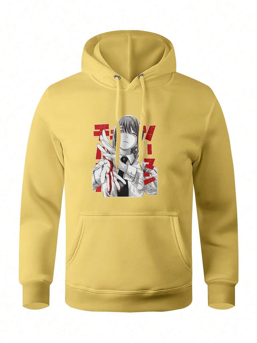 Men Hoodies - Màu vàng - Xem 1