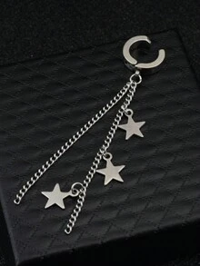 2 Miếng Nam Châu Âu & Châu Mỹ Đúng mốt Hoa tai hình học , Thích hợp Đối với Ngoài trời Đi du lịch , Các bữa tiệc , Lễ hội Như Món quà - Bạc - Xem 8