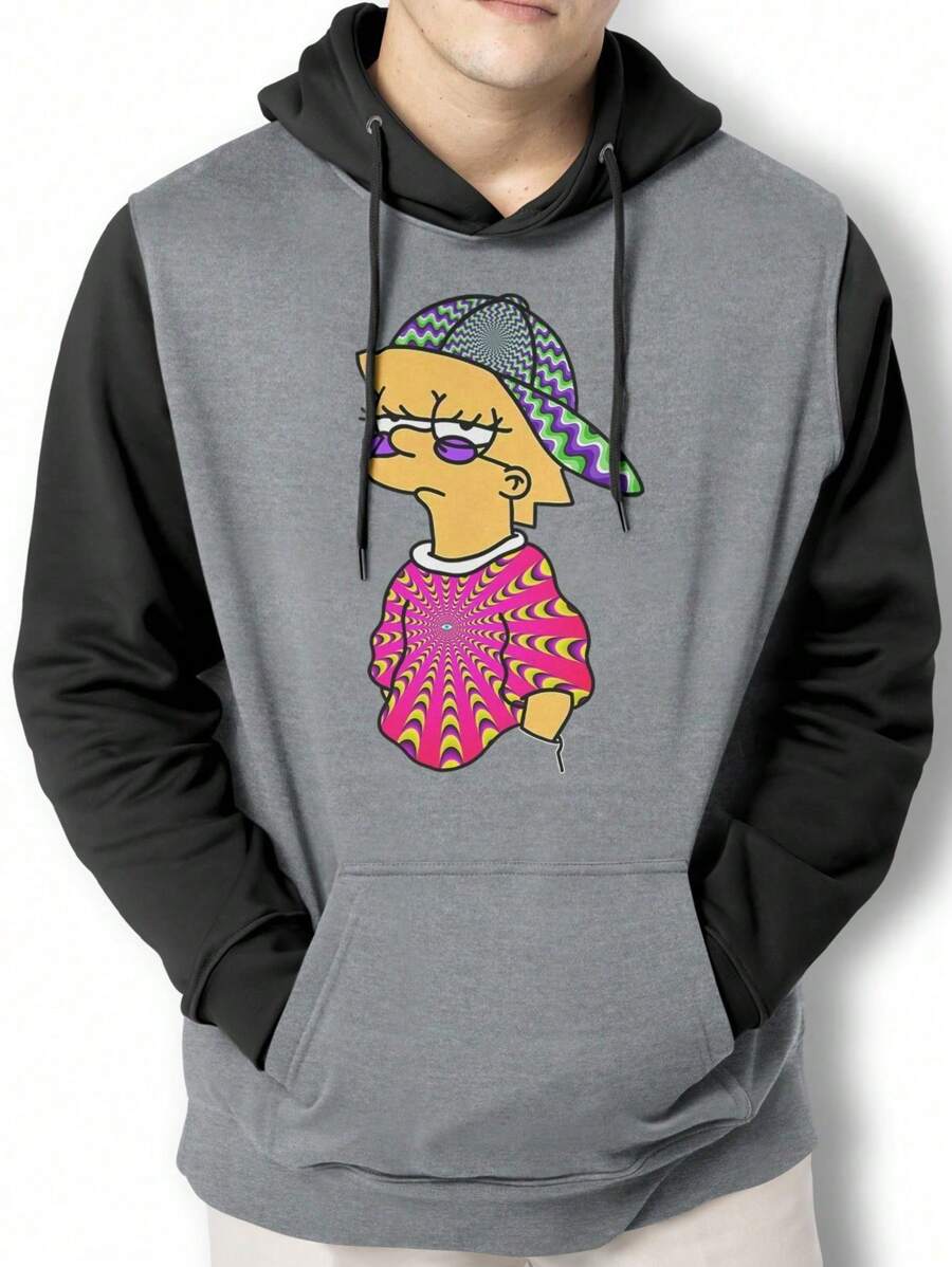 Men Hoodies - 彩色 - 查看 1