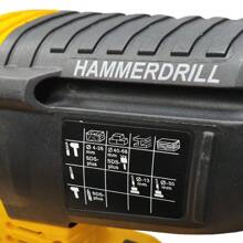 Martelete Perfurador Rompedor 20mm C/ 2 Bateria de Litio e Maleta - T1006 - Amarelo - Visão 2