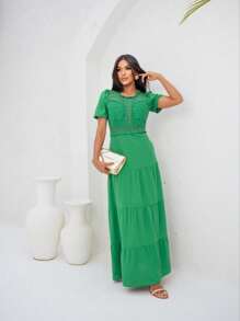 Women Dresses - màu xanh lá - Xem 1