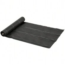 Outsunny Telo Pacciamatura 50x2m 100g/m² Telo Anti Erbacce Telo Nero per Orto, Serra, Giardino Drenante e Traspirante con Quadrettatura - nero - Visualizzare 2