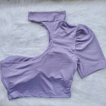 Women Tops - 淡紫色 - 查看 3