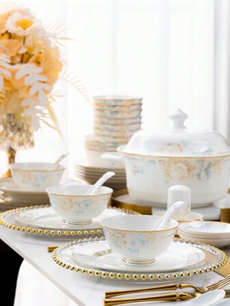 Ceramic Bowl, Dining Plate For Home, Steak Plate, Salad Plate, Microwave And Oven Friendly Tableware