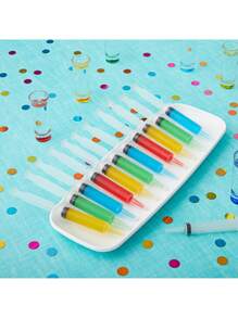 Sparkle and Bash 30-Pack Plastic Shot Syringes - Drink Syringes For Parties, Nurse Graduations, New Years Celebrations (1 Oz) - Clear - View 8