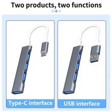 ENVISAOC USB C HUB USB 3.0 Type-C 3.1 4 Port Multi Splitter Adapter OTG USB 2.0 For Pro 13 15 Air M1 Pro PC Accessories Phone