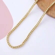 1 件時尚嘻哈鋅合金閃電形全鑲嵌吊墜中性酷風格項鍊適合饒舌男女日常佩戴 - 嘻哈吊墜 - 查看 32