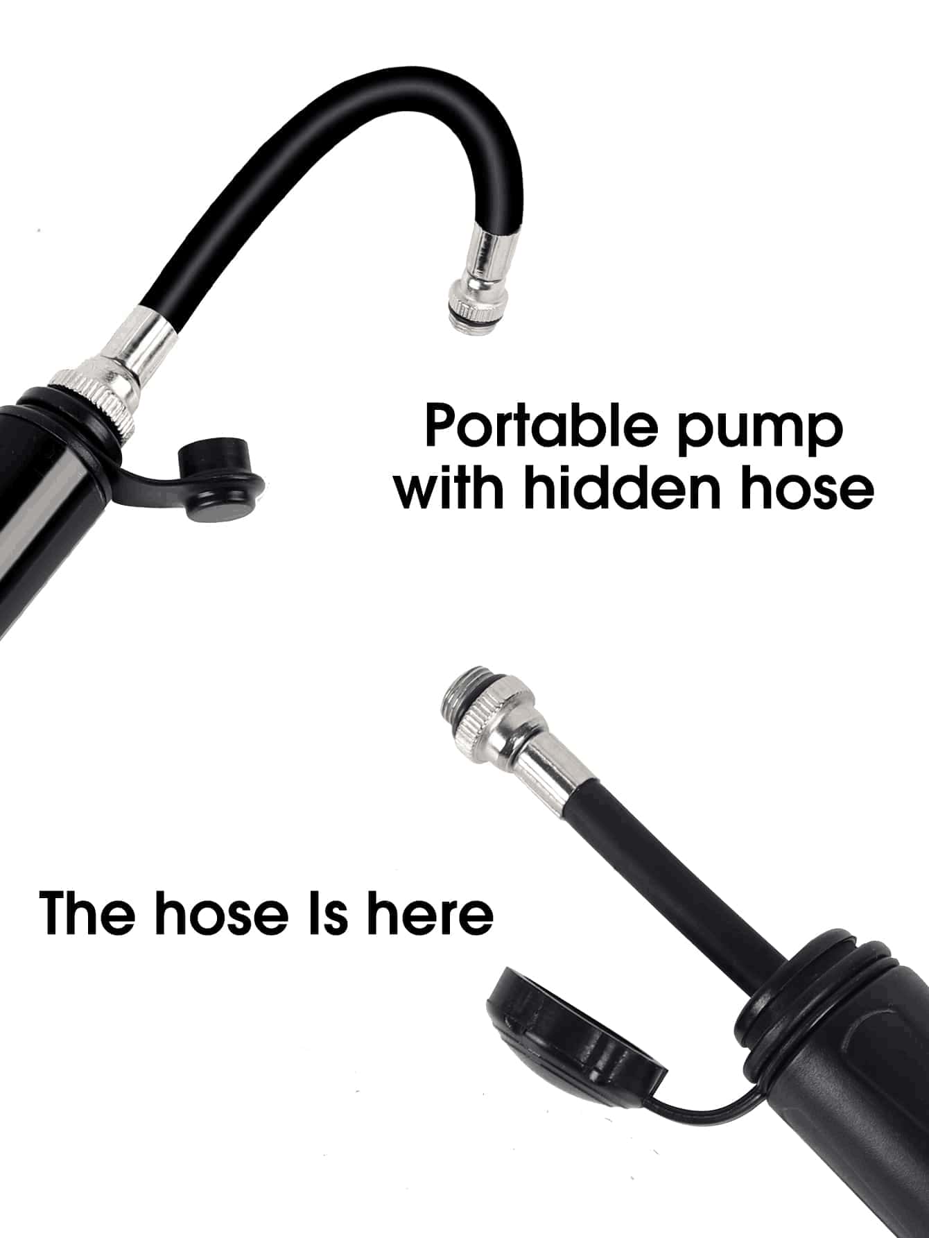 WEST BIKING 1pc West Biking Bicycle Pump With 100psi High Pressure