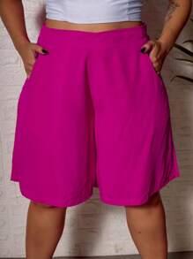 bermuda feminina cintura alta shorts viscolinho