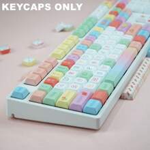 126 Keys XDA Profile Heights PBT Keycaps Candy Themes Dye-Sub Legends Colorful Cute Cartoon Animals Design Custom Keycap Set For Gaming Mechanical Keyboard Kit Desktop Computer Laptop Mechanical Keyboard Accessories Keyboards Caps (Only Keycaps) - Color - View 4