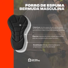 Conjunto de Ciclismo Masculino Bike Pedal Camisa Manga Curta Premium Proteção UV e Bermuda com Proteção em ESPUMA