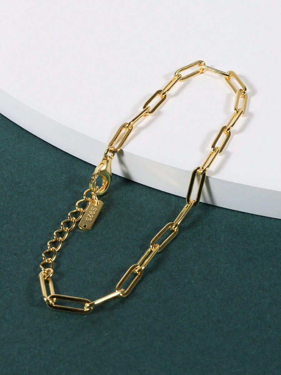 1 Stück Minimalistisches Modisches Gedrücktes Kettenarmband Geeignet Für Den Täglichen Gebrauch