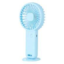 1PC Mini USB Charging Handheld Fan Desktop Small Fan With Mobile Phone Holder Portable And Simple Outdoor Small Fan Cute - Blue - View 9