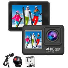 Camara Digital Deportiva V36 Doble Pantalla 4k Wifi C Agua - Negro - Ver 1