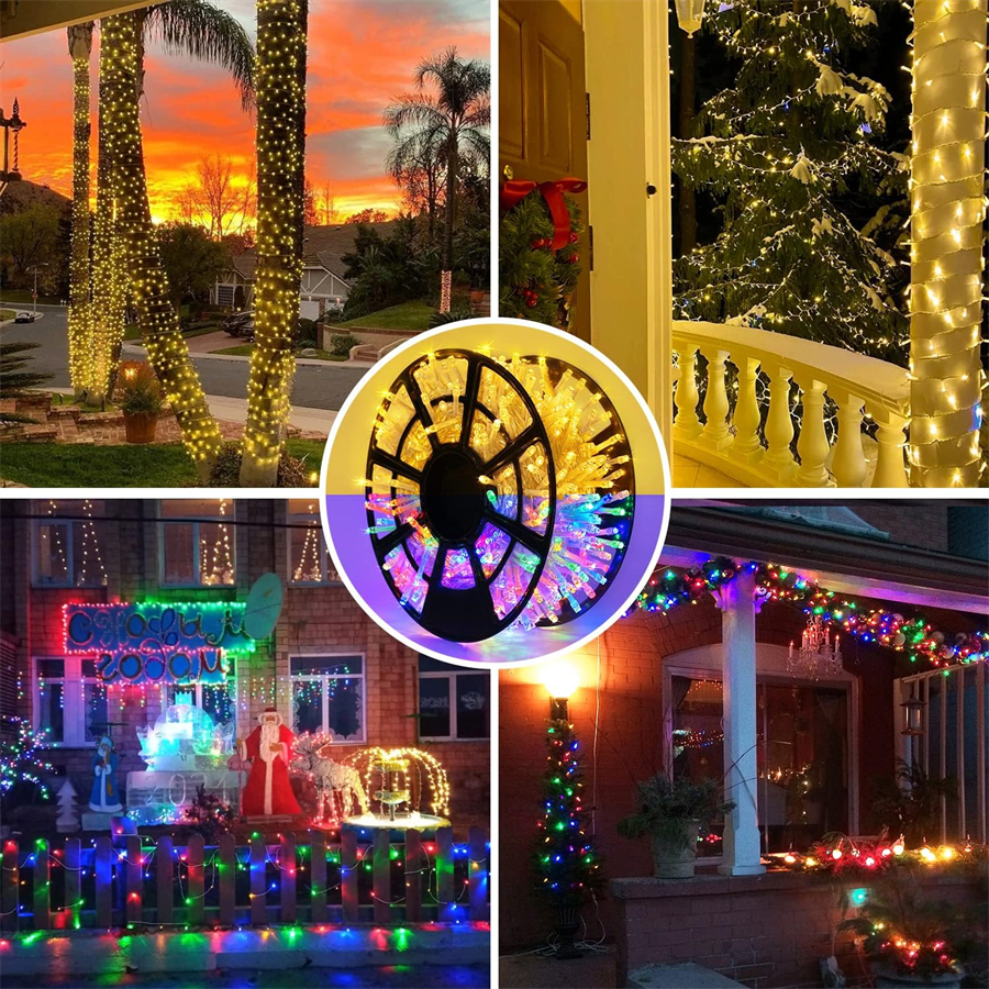 JMEXSUSS 500 LED Color Changing String Lights, 163FT Christmas String