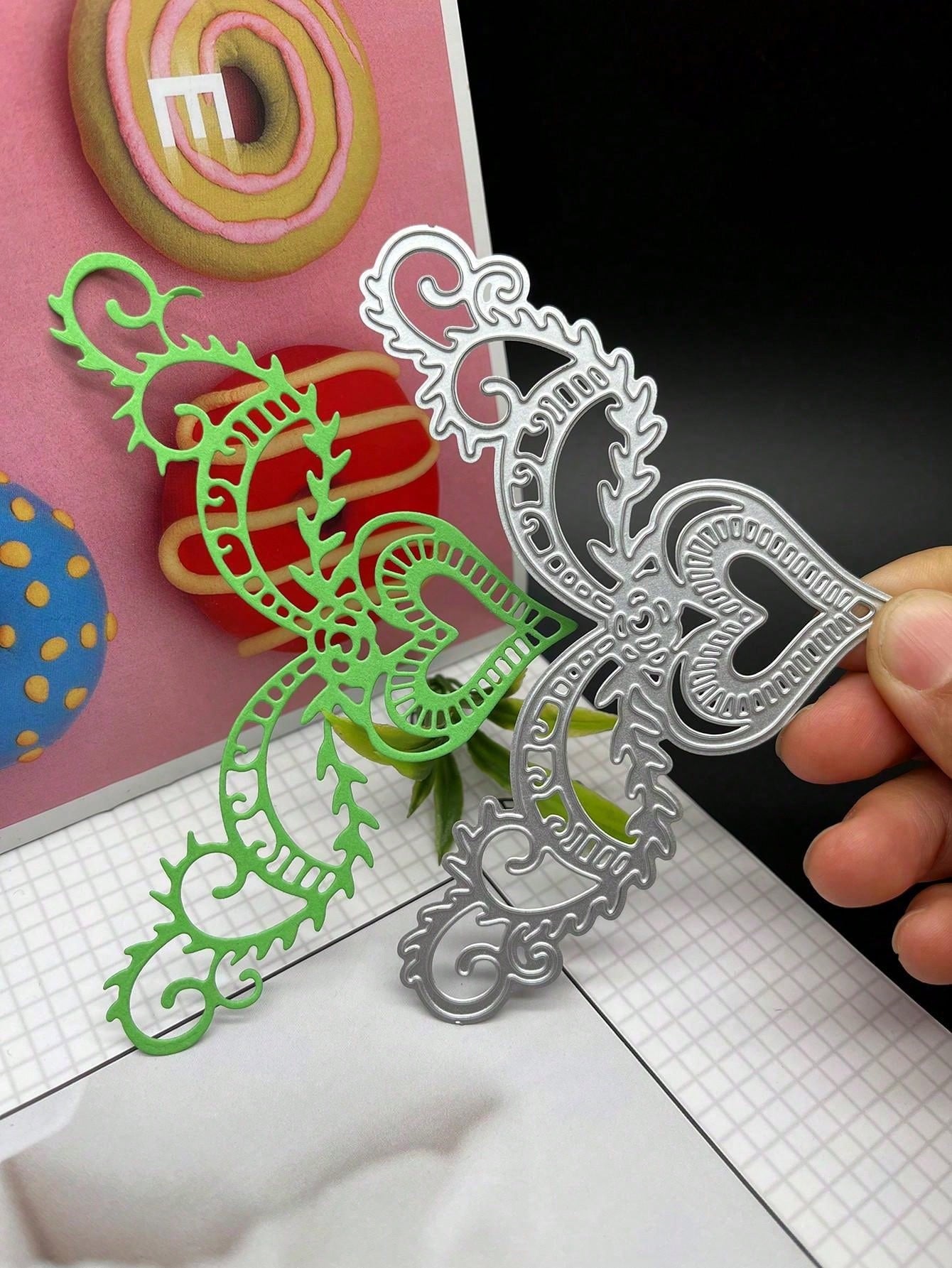 1PC Carbon Steel Cutting Die,Valentine's Day, Eternal Love, Roses, For