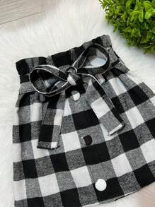 isa cintra Young Girls Skirts - 黑與白 - 查看 3
