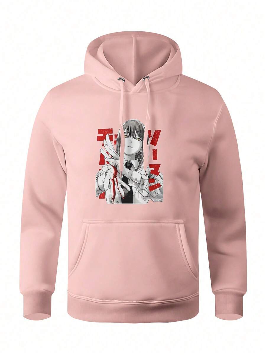 Moletom Casaco Makima Chainsaw Blusa Canguru BPJ2