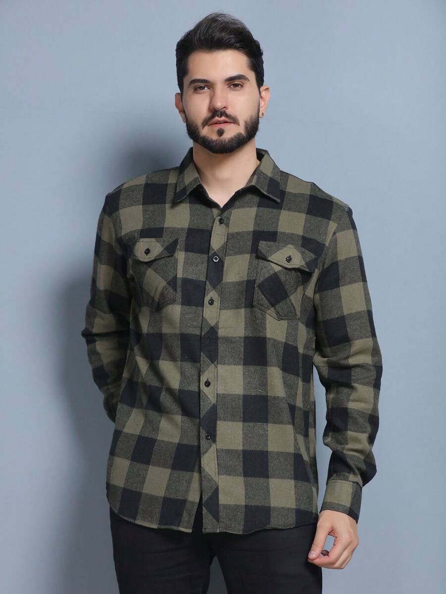 Men Shirts - Militaire verte - Voir 1