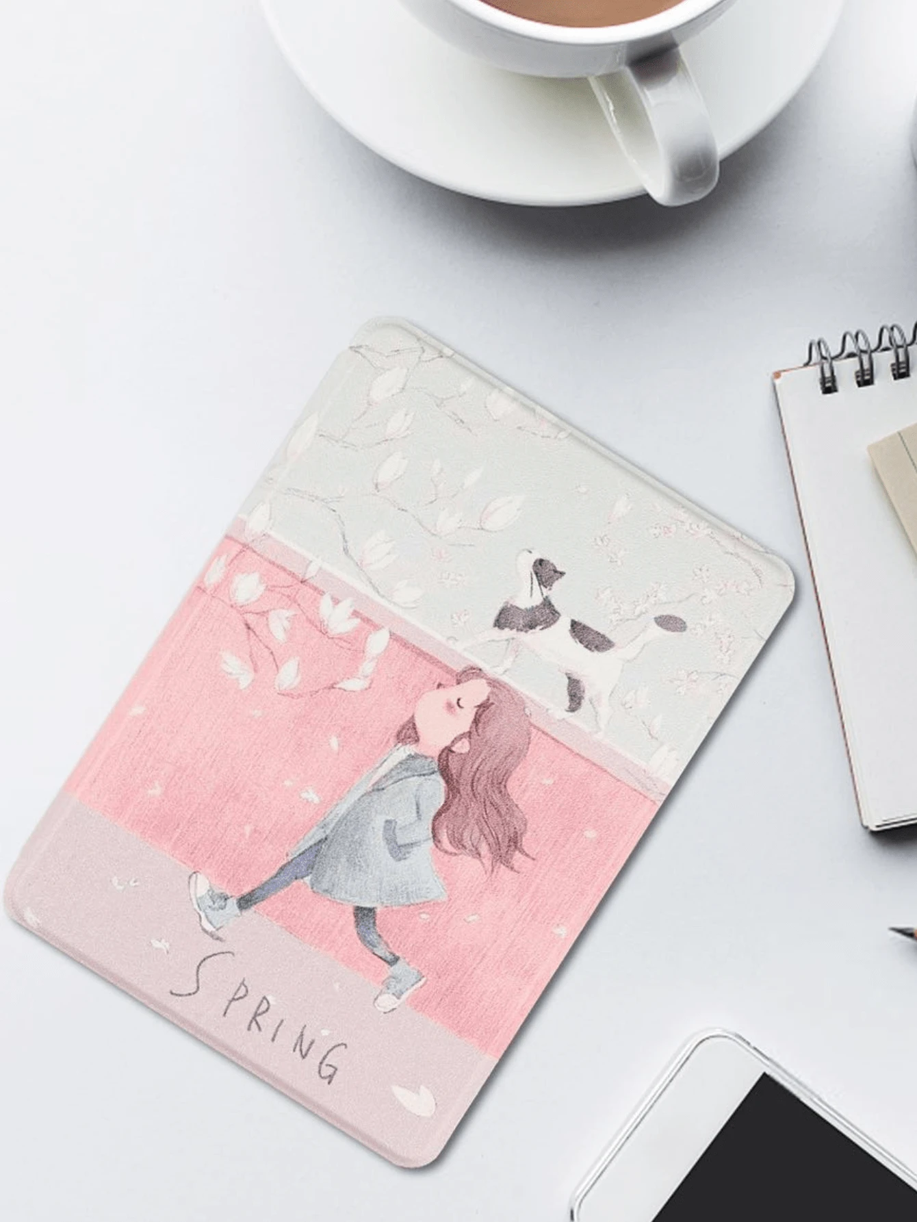 Basic Pad Cases - Menina e Gato - Bekijken 1
